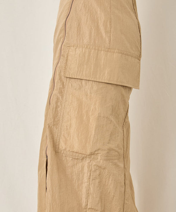 NYLON LONG SKIRT