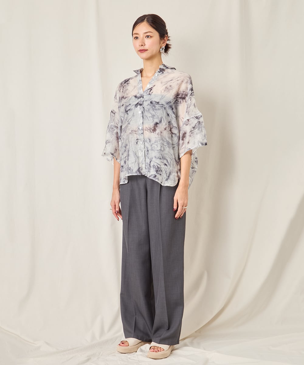 PRINTED SHORT SLEEVE SHIRTGR