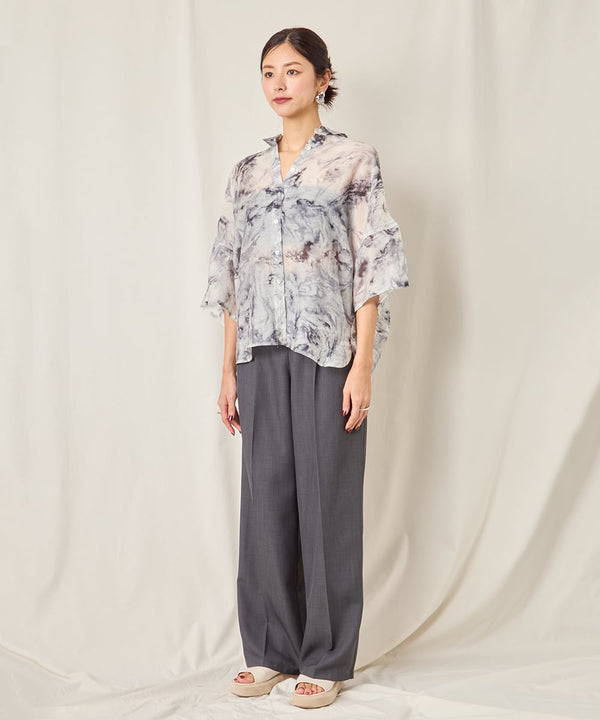PRINTED SHORT SLEEVE SHIRTGR