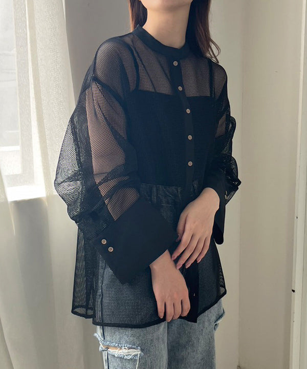 MESH BIG SHIRT