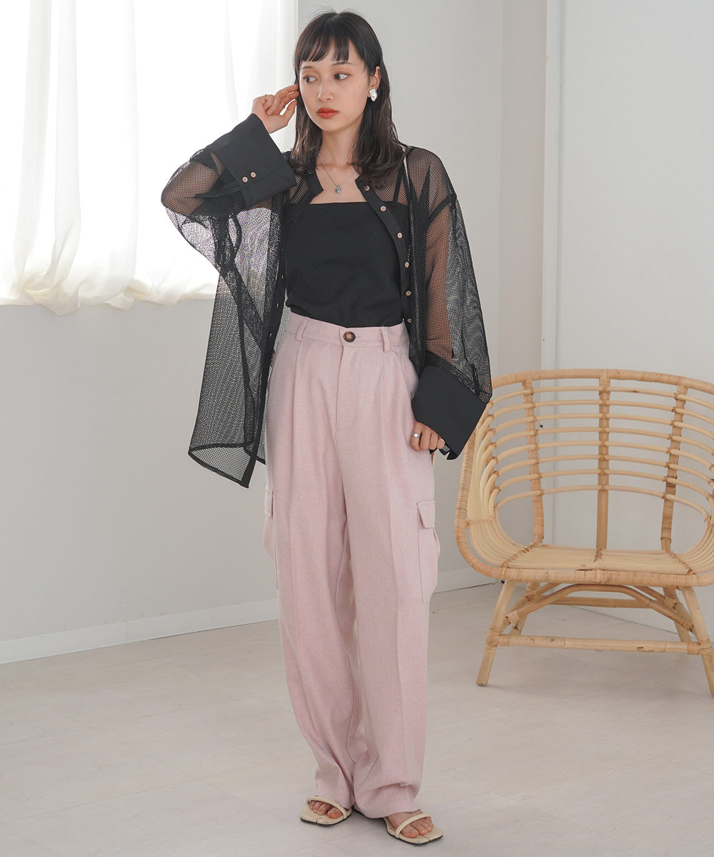 MESH BIG SHIRT