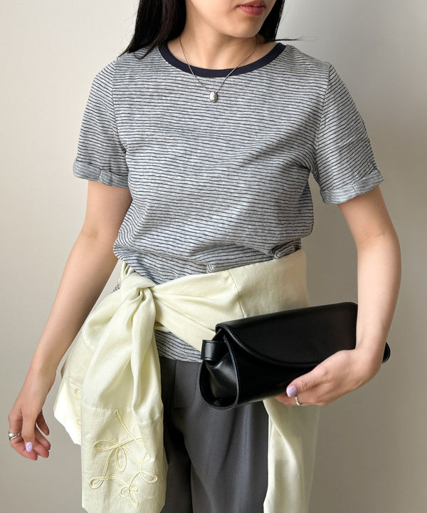 ピンボーダーＴシャツ