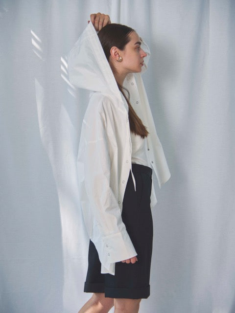 NYLON HOODED SHIRT(ﾅｲﾛﾝﾌｰﾄﾞｼｬﾂ)