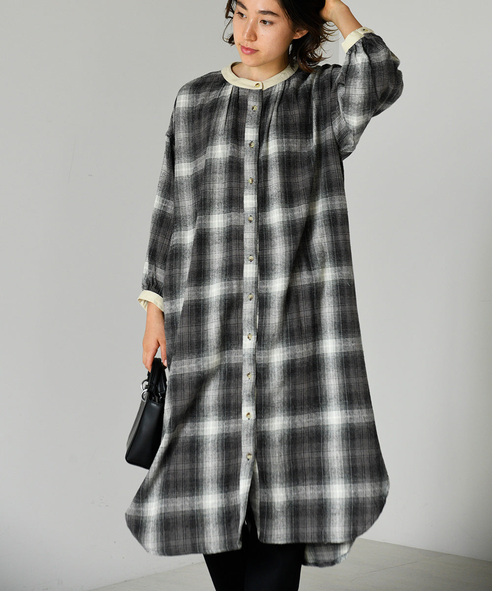 Lupilien クレリックシャツドレス