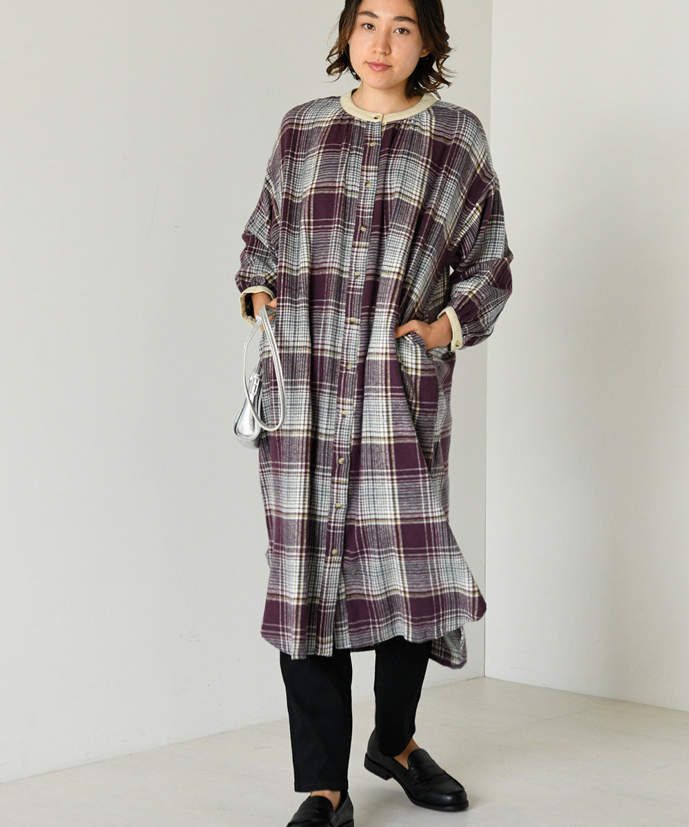 Lupilien クレリックシャツドレス