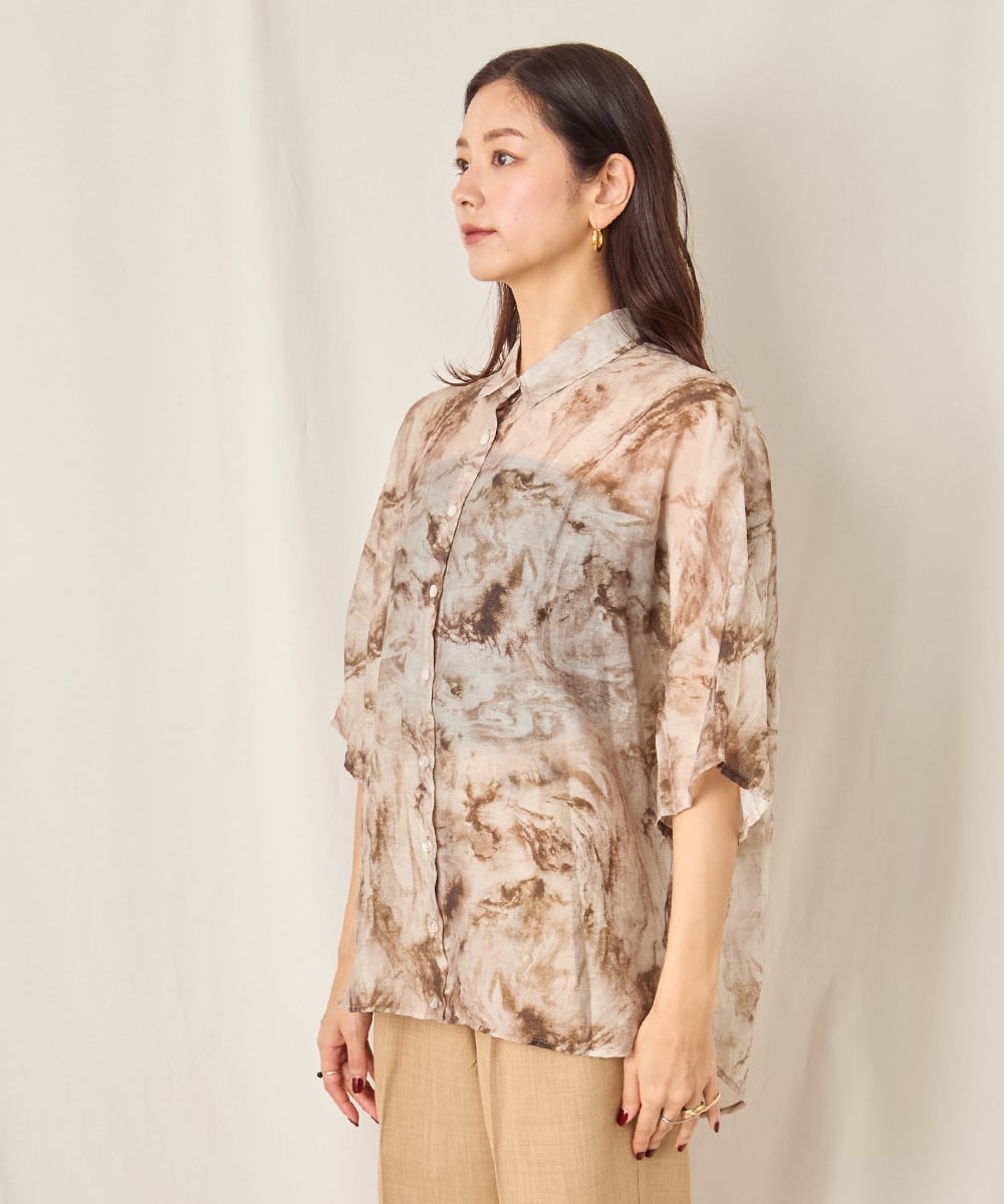 PRINTED SHORT SLEEVE SHIRTGR