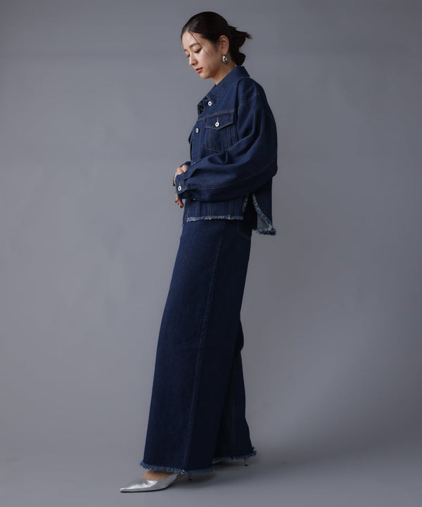 FRINGE DENIM JACKET（ﾌﾘﾝｼﾞﾃﾞﾆﾑｼﾞｬｹｯﾄ）