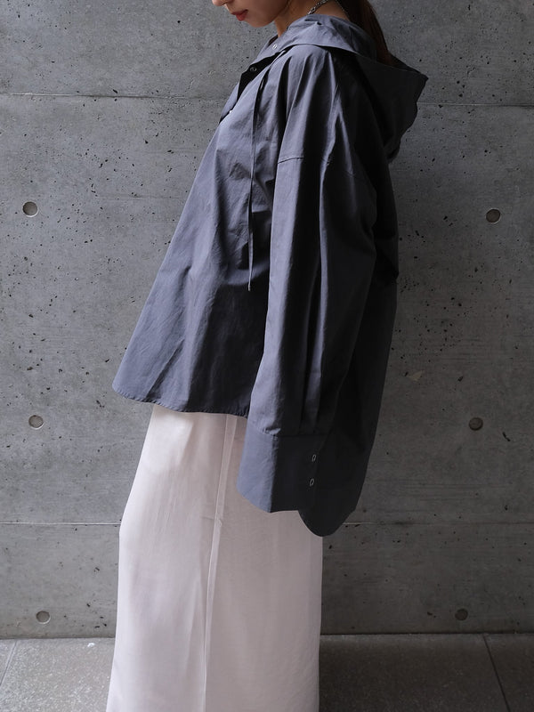 NYLON HOODED SHIRT(ﾅｲﾛﾝﾌｰﾄﾞｼｬﾂ)