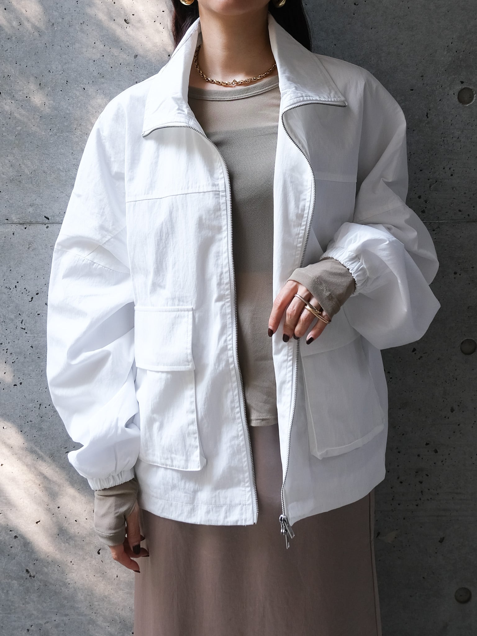 TWILL STAND COLLAR JK(ﾂｲﾙｽﾀﾝﾄﾞｶﾗｰｼﾞｬｹｯﾄ)