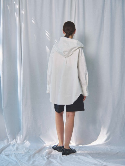 NYLON HOODED SHIRT(ﾅｲﾛﾝﾌｰﾄﾞｼｬﾂ)