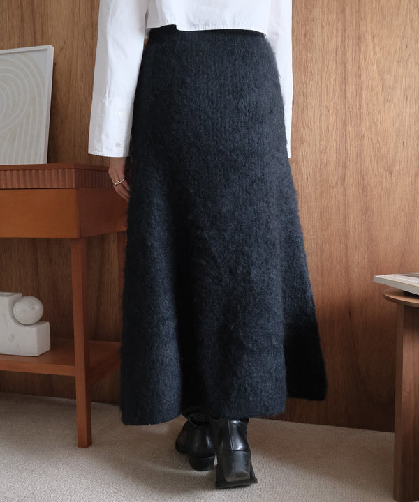 KEGAKI HALF CARDIGAN KNIT SKT