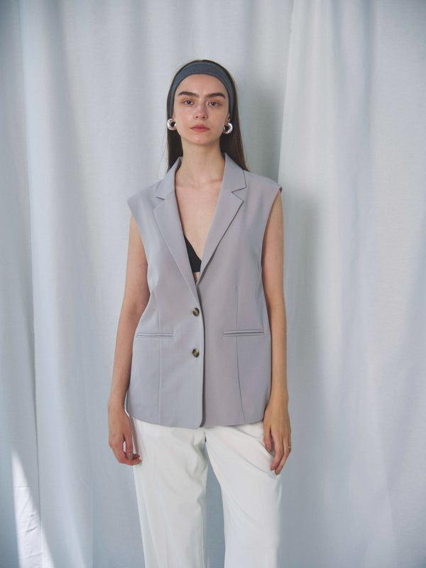 TULLE DOCKING GILET(ﾁｭｰﾙﾄﾞｯｷﾝｸﾞｼﾞﾚ)