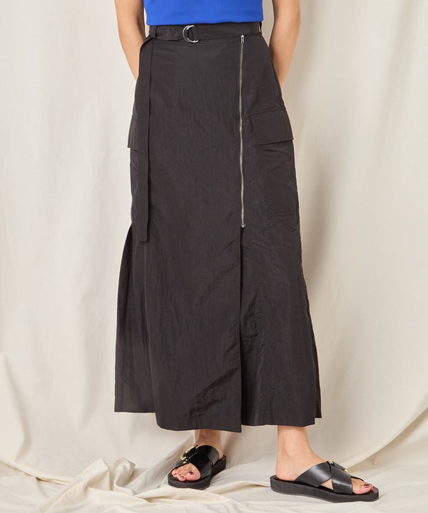 NYLON LONG SKIRT