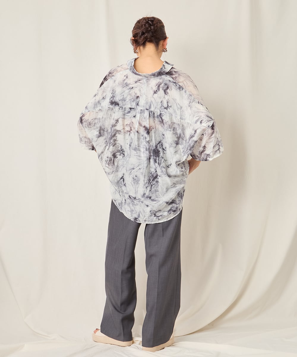 PRINTED SHORT SLEEVE SHIRTGR