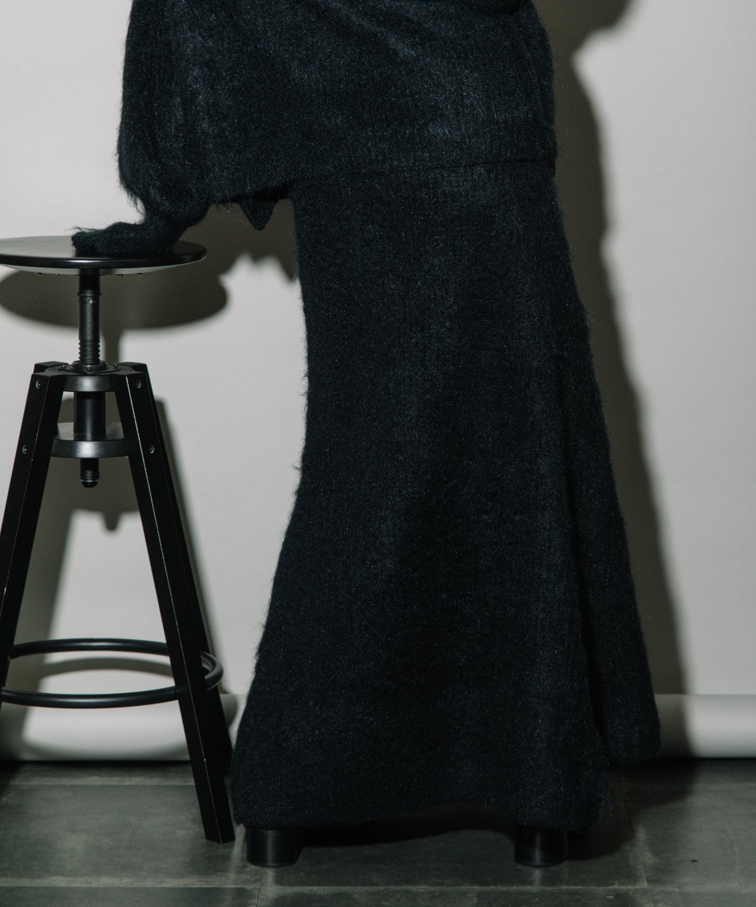 KEGAKI HALF CARDIGAN KNIT SKT