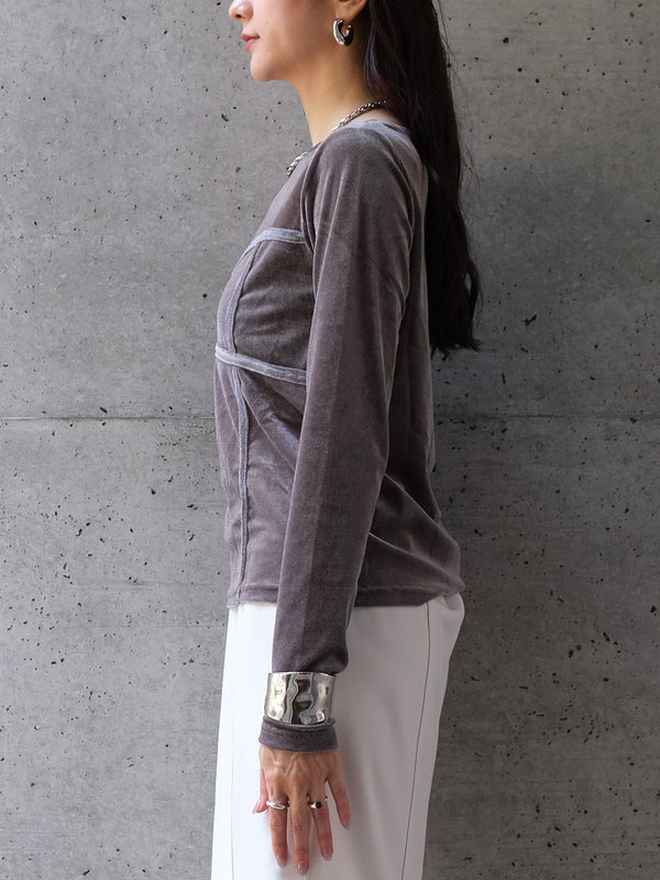 SHEER VELOUR DOCKING PO（ｼｱｰﾍﾞﾛｱﾄﾞｯｷﾝｸﾞﾌﾟﾙｵｰﾊﾞｰ）