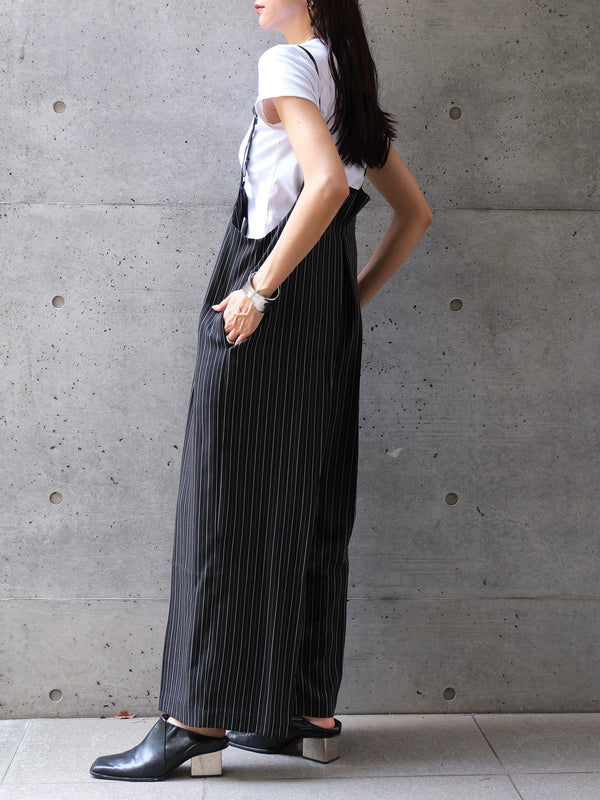 【SETUP 可】HERRINGBONE STRIPED PANTS（ﾍﾘﾝﾎﾞｰﾝｽﾄﾗｲﾌﾟﾊﾟﾝﾂ）