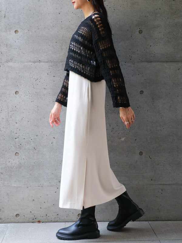 BOUCLE SHORT SWEATER(ﾌﾞｰｸﾚｼｮｰﾄｾｰﾀｰ)
