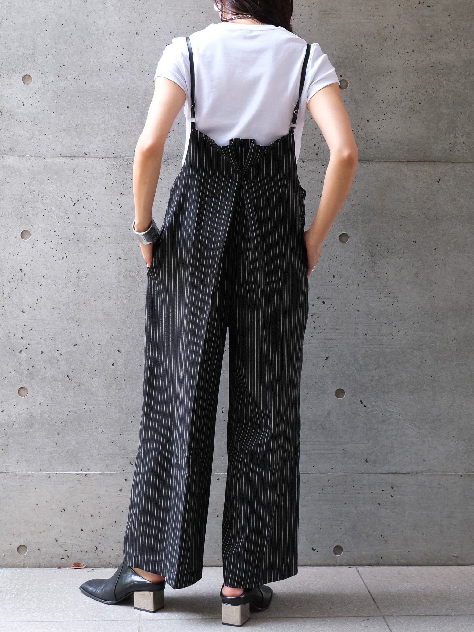 【SETUP 可】HERRINGBONE STRIPED PANTS（ﾍﾘﾝﾎﾞｰﾝｽﾄﾗｲﾌﾟﾊﾟﾝﾂ）