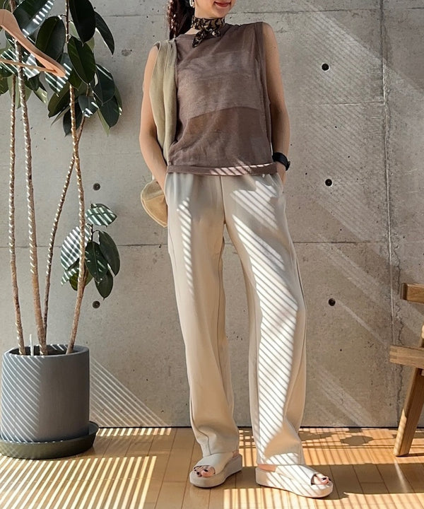シースルーノースリーブニット【再販スタート】
